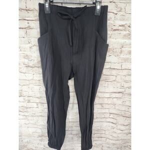 Elodie Jogger Pants Size XS NEW Pockets Black Drawstring